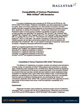 thumbnail of Compatibility of Various Plasticizers with Airflex 400 Emulsion