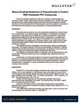 thumbnail of Stress-Cracking Resistance of Polycarbonate in Contact With Plasticized PVC Compounds