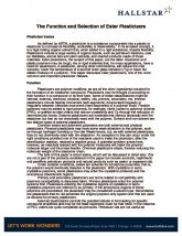 thumbnail of The Function and Selection of Ester Plasticizers